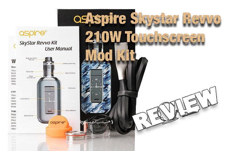 Aspire Skystar Revvo 210W Touchscreen Mod Kit Review - Spinfuel VAPE