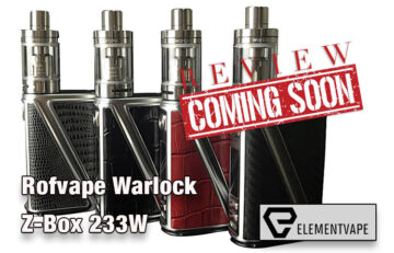 Rofvape Warlock Z-Box 233W Leather-Wrapped Box Mod Preview