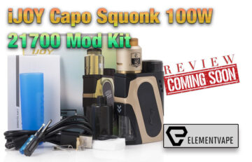 iJOY Capo Squonk 100W 21700 Mod Kit Preview by Spinfuel VAPE