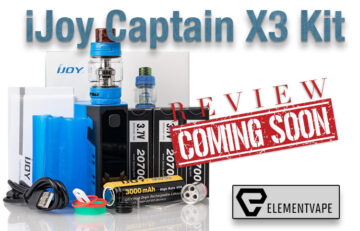 iJoy Captain X3 Preview Spinfuel Vape