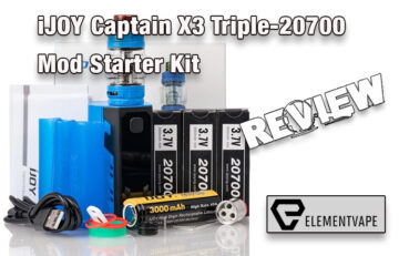 iJOY Captain X3 Triple-20700 Mod Kit Review - Spinfuel VAPE