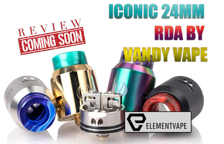 The Vandy Vape Iconic User-Friendly RDA Preview - Spinfuel VAPE