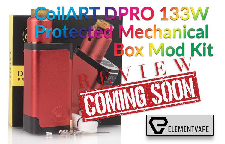 CoilART DPRO 133W Protected Mechanical Box Mod Kit Preview - 