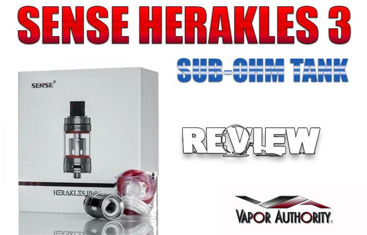 Sense Herakles 3 Sub-Ohm Tank Review Spinfuel VAPE