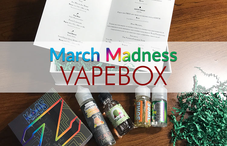 My Vape Box March Madness Box has Arrived!