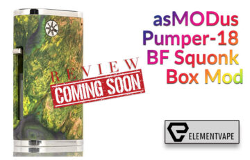 asMODus Pumper-18 BF Squonk Box Mod Preview