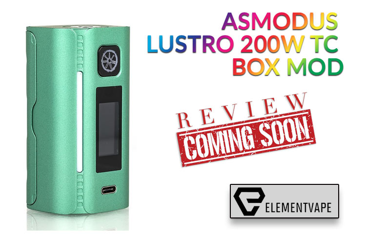 The Intriguing AsMODus Lustro 200W Touchscreen Mod Preview by Spinfuel VAPE