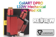 CoilART DPRO 133W Mechanical Box Mod Kit Review