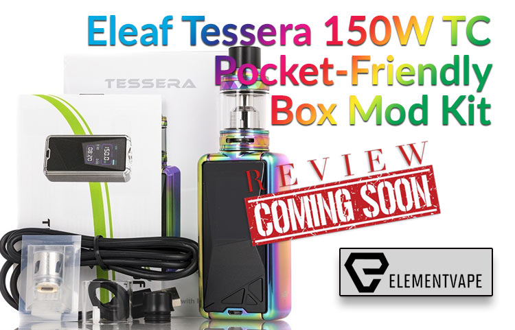 Eleaf Tessera 150W TC Pocket-Friendly Kit Preview