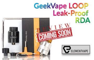 GeekVape LOOP Leak-Proof RDA Preview - Spinfuel VAPE