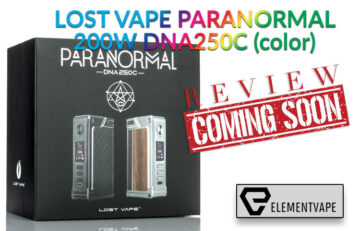 Lost Vape Paranormal 200W DNA250C Box Mod Preview – Spinfuel VAPE