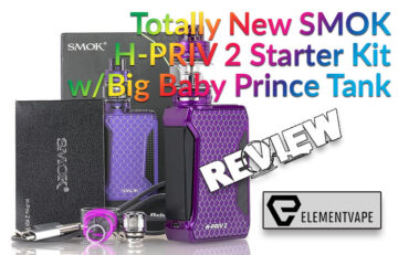 The Totally New SMOK H-PRIV 2 Starter Kit w/Big Baby Prince Tank Review by Spinfuel VAPE