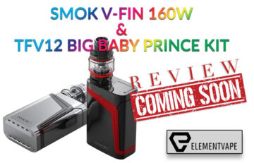 SMOK V-FIN 160W & TFV12 BIG BABY PRINCE KIT PREVIEW – Spinfuel VAPE