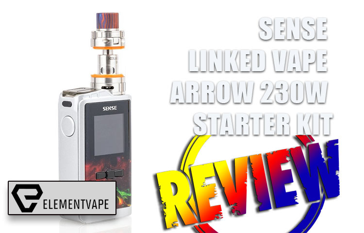Sense Linked Vape Arrow Mod Kit Review by Spinfuel VAPE