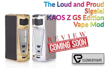 The Loud and Proud Sigelei KAOS Z GS Edition Vape Mod Preview
