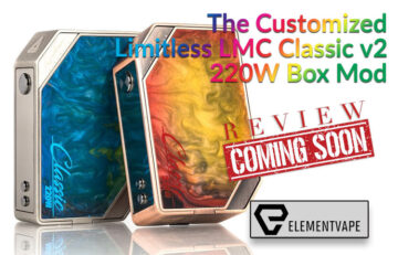 The Customized Limitless LMC Classic v2 220W Box Mod Preview