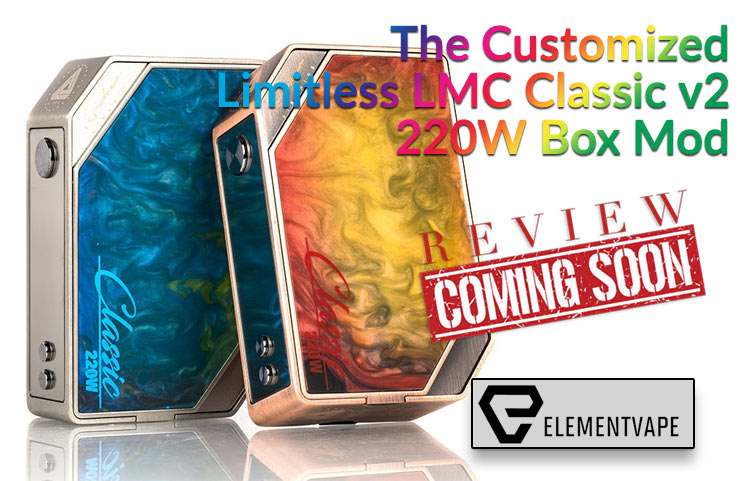 Limitless LMC Classic v2 220W Box Mod Preview