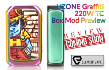 VZONE Graffiti 220W TC Box Mod Preview – Spinfuel VAPE