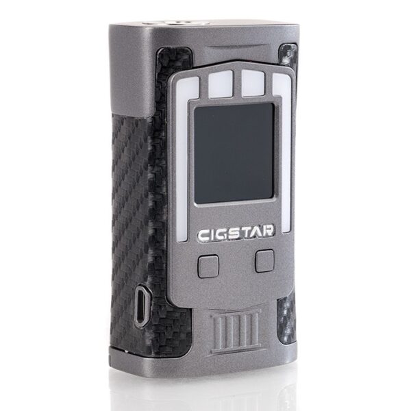 Cigstar Greek Temple 230W Mod Contents:
•	Cigstar Greek Temple
•	Micro USB  charging cable
•	Manual