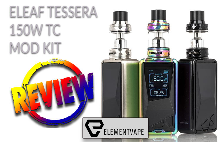 Eleaf Tessera 150W TC Pocket-Friendly Box Mod Kit