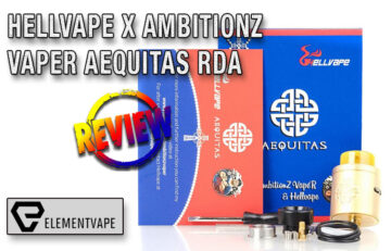 Hellvape x AmbitionZ VapeR Aequitas RDA Review