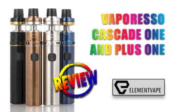 VAPORESSO CASCADE ONE / ONE PLUS STARTER KIT Review by Spinfuel VAPE