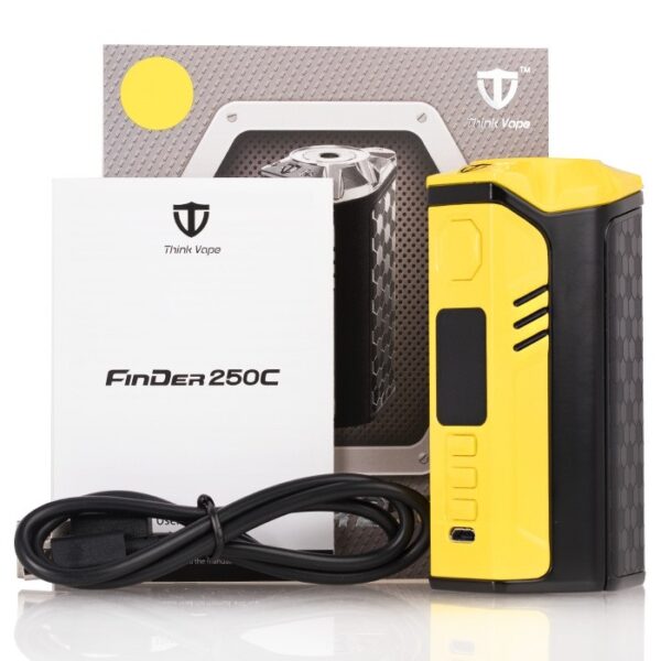 think_vape_finder_dna250c_300w_box_mod_packaging_content