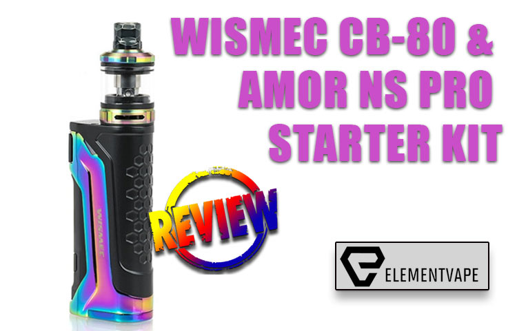 WISMEC CB-80 & AMOR NS Pro Starter Kit Review