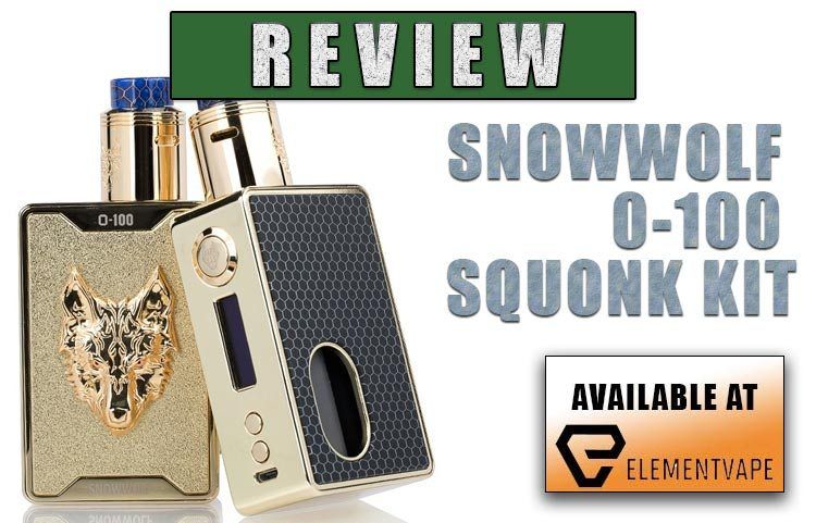 Sigelei SnowWolf O-100 100W Squonk Mod Kit Review