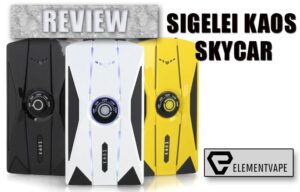 The Sigelei KAOS Skycar 230W TC Box Mod 230W Box Mod Review