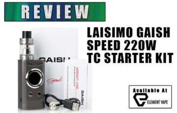 LAISIMO GAISH SPEED 220W TC Kit Review