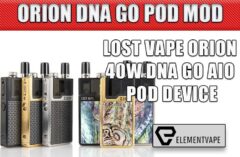 LOST VAPE ORION 40W DNA GO AIO POD DEVICE REVIEW