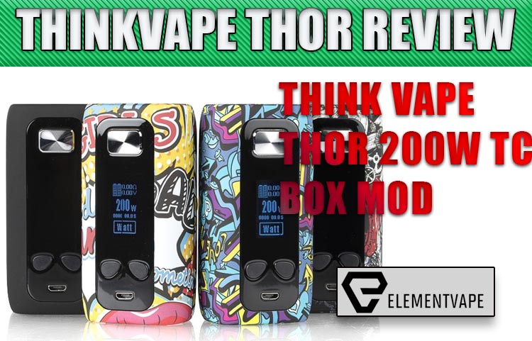 ThinkVape Thor 200W Box Mod Review Spinfuel VAPE