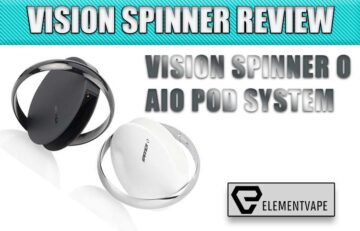 VISION SPINNER O AIO POD SYSTEM REVIEW Spinfuel Vape
