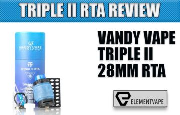 VandyVape Triple II RTA Review by Spinfuel VAPE