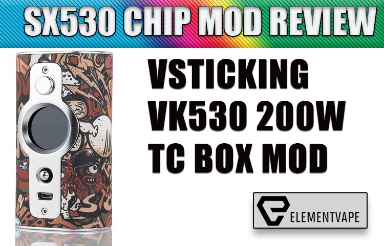 VSTICKING VK530 200W TC BOX MOD Review by Spinfuel VAPE