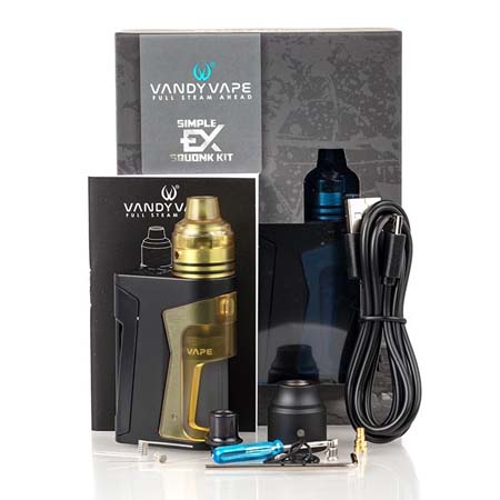 Vandy Vape Simple EX MTL Squonk Mod Kit Review