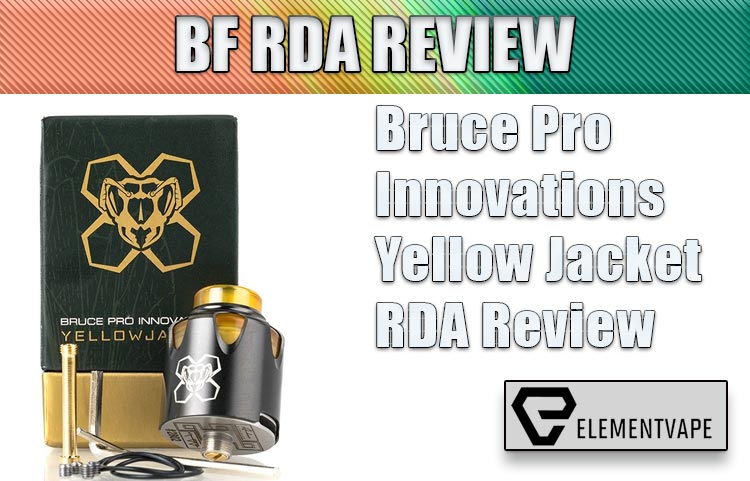 Bruce Pro Innovations Yellow Jacket RDA Review BY SPINFUEL VAPE