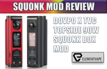 Dovpo x TVC Topside Top-Filling Squonk Mod Review by Spinfuel VAPE