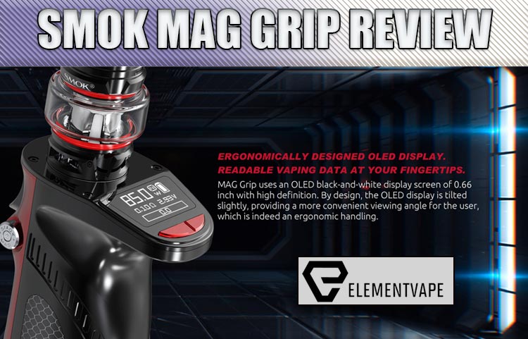 SMOK MAG Grip 100W TC Starter Kit (with the SMOK TFV8 Baby V2 Sub-Ohm) Review by Spinfuel VAPE