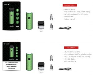 SMOK Nord Pod System Kit Features