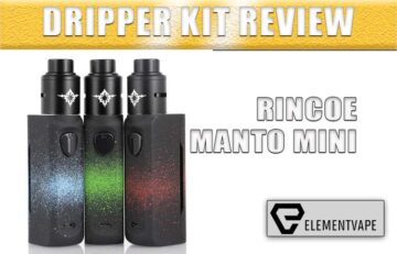Rincoe Manto Mini 90W RDA Kit Review