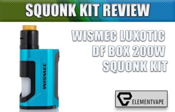 WISMEC LUXOTIC DF BOX 200W SQUONK KIT REVIEW SPINFUEL VAPE