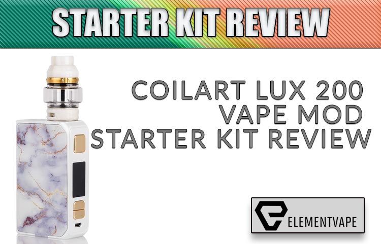 LUX 200 Vape Mod Starter Kit by CoilART – Review
