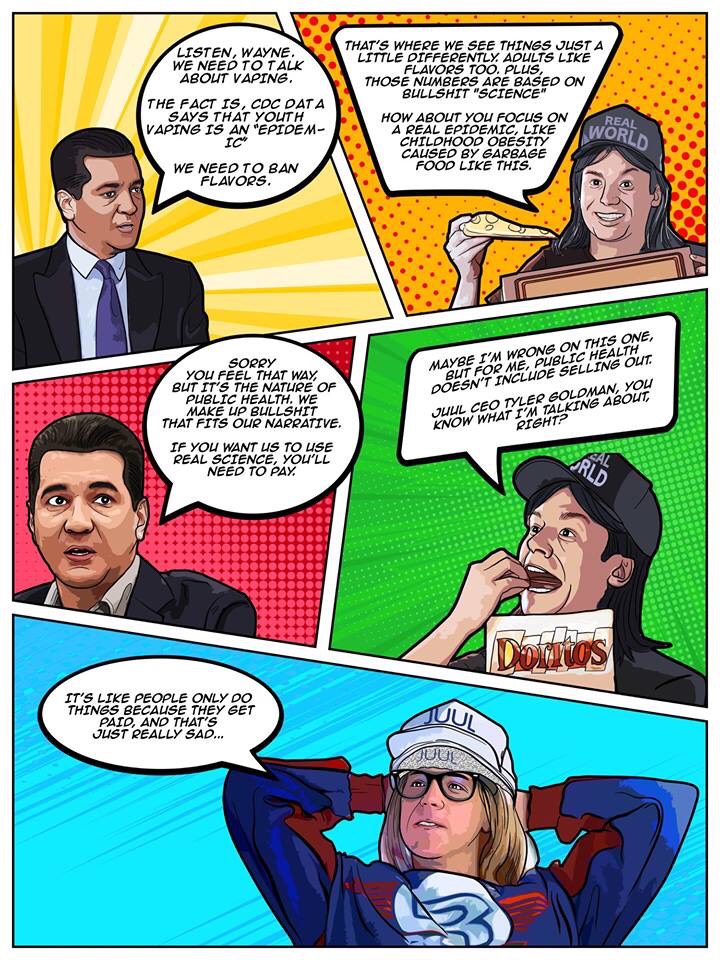 Waynes World Comic Trolls Outgoing FDA Commissioner Over JUUL Comments