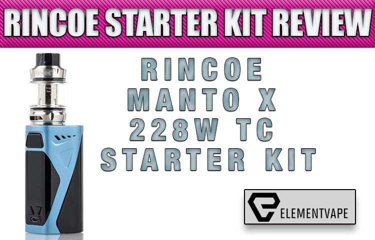 RINCOE MANTO X 228W TC STARTER KIT