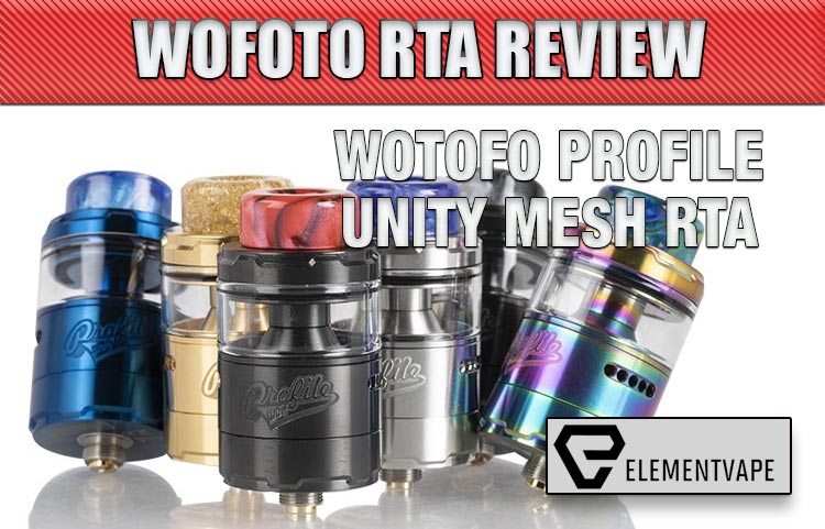 Fragiel Westers artikel Wotofo Profile Unity Mesh RTA Review - Spinfuel