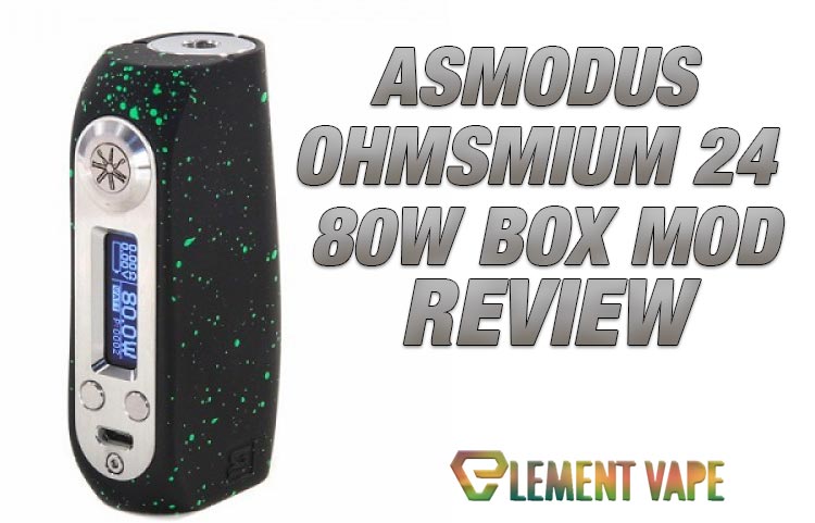 asMODus Ohmsmium 24 80W Box Mod Review - Feature Image