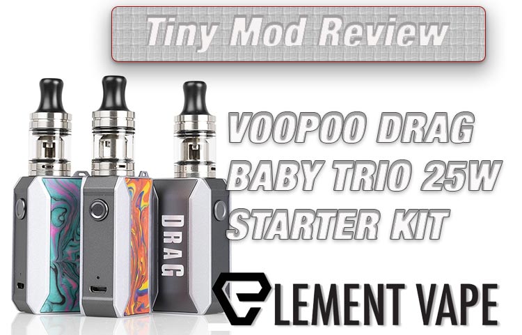 Voopoo Drag Baby Trio 25 Vape Kit Review