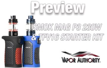 FEATURE IMAGE - SMOK MAG P3 230W & TFV16 STARTER KIT REVIEW SPINFUEL VAPE
